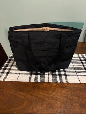 Brand New Black Quilted Tote Bag